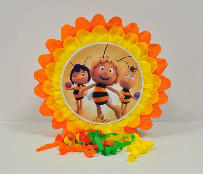 Пинята Пчеличката Мая, две лица 40х40 см