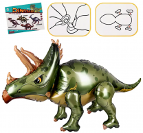 4D Балон Динозавър с подвижни крачета, 110х58 /Km/