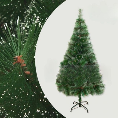 Коледна елха, зелена със заснежени връхчета, 120см /Gx/