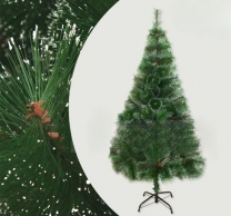 Коледна елха, зелена със заснежени връхчета, 120см /Gx/