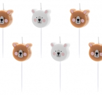 Свещички Мечета, 6 броя /Pd/