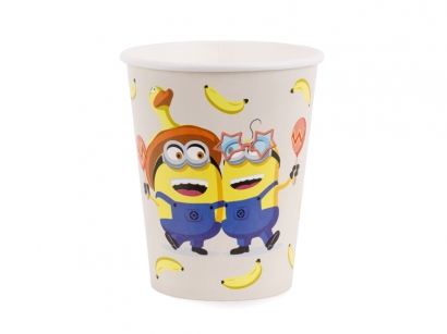 Хартиена чашка Миьньони/Minions, 250мл, 6бр. /Pd/