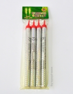 Фонтан за торта  4бр, 20 см, сребърен, бездимен