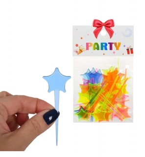 Клечки за хапки Звезди /30 броя/ /Km/