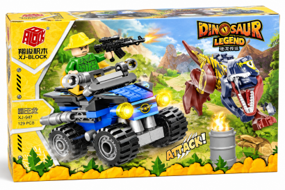 Конструктор Dinosaur Legend с 129 части /Li/