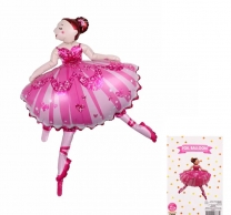 Фолиев балон Балерина 103см /Km/