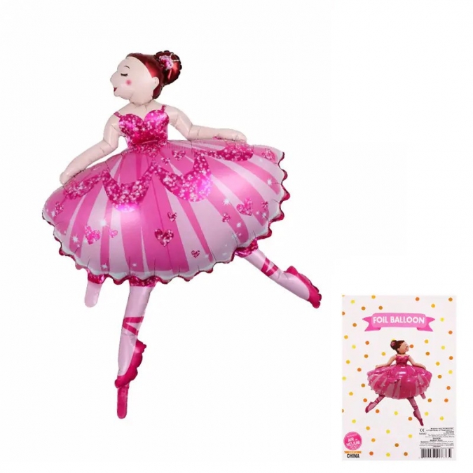 Фолиев балон Балерина 103см /Km/
