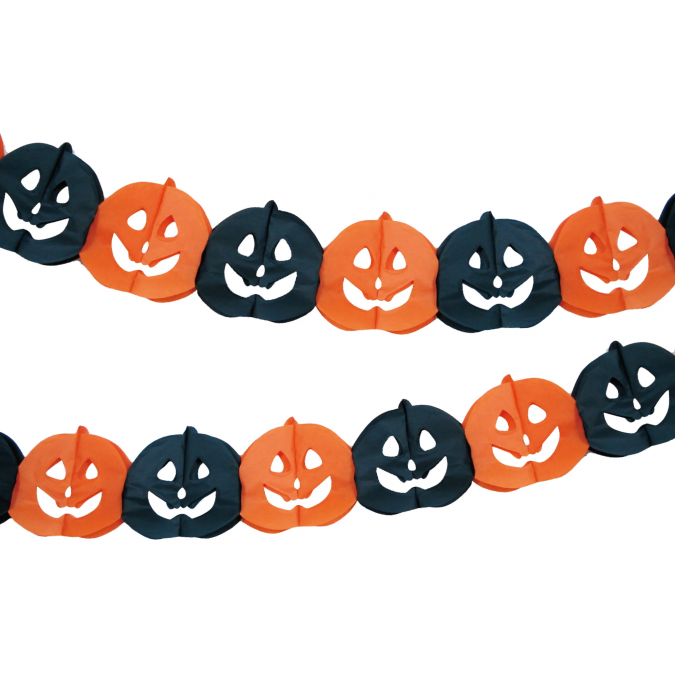 Банер гирлянд за декорация Хелоуин Тикви / Haloween, 3,00 м /Pp/