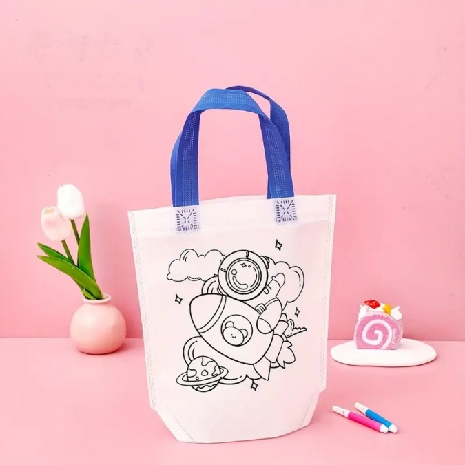 Детска торбичка за оцветяване, 24х22,5см, микс цветове /Tm/