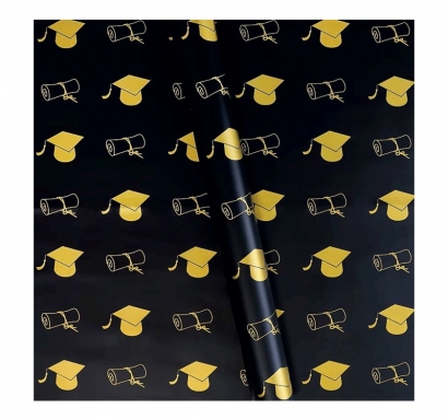 Опъковъчна хартия Дипломиране, цвят черен, 56 х 54,5см. /Km/