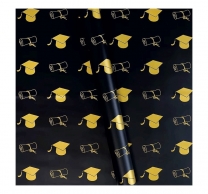 Опъковъчна хартия Дипломиране, цвят черен, 56 х 54,5см. /Km/