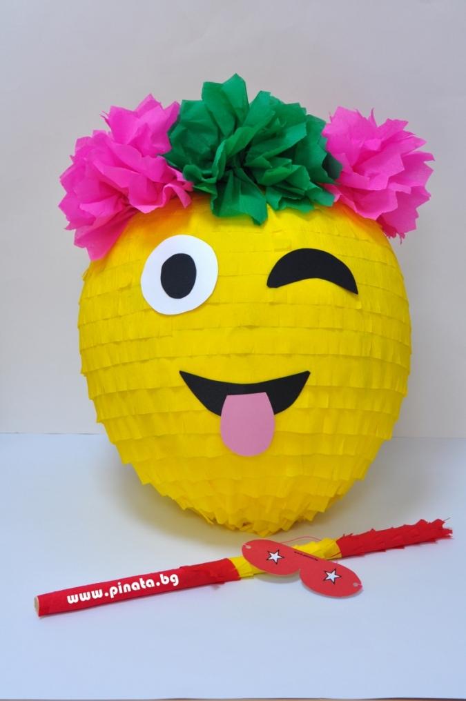 Хавайска Пинята Be Happy диаметър 40 см / Hawaiian Pinata Be Happy