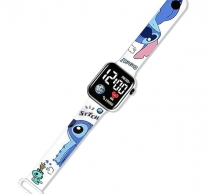 Детски Led часовник Стич с цветен дисплей /Ch/