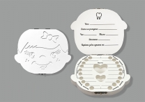 Кутийка за зъбчета, косичка или пъпче на Български език, момиче