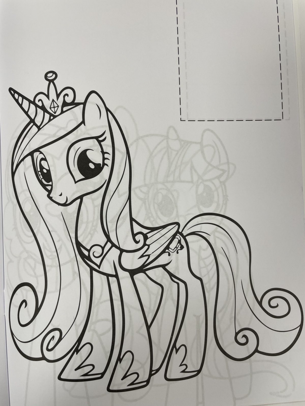 Книжка за оцветяване с включени стикери Малкото Пони /St/