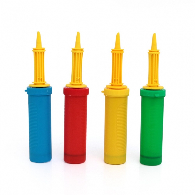 Ръчна помпа за надуване на балони, различни цветове /Gx/