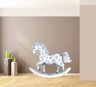 Фигурка за декорация Конче люлка, свободно стояща, 40 см pvc