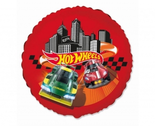Фолиев балон Хот Уилс / Hot Wheels 48 см, Flexmetal /Gd/