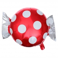 Фолиев балон червен Бонбон, 45 см /Tr/