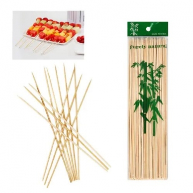 Бамбукови клечки за шишчета, 90 броя, 30 см /Km/