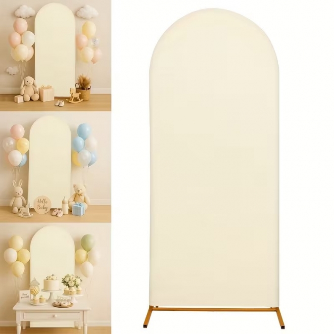 Калъф за стойка за арка, 180 см x 80 см, шампанско /Ivory/ /Pd/
