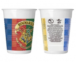 Пластмасова чашка Хари Потър / Harry Potter Hogwarts Houses, 8 бр. 200 мл /Gd/