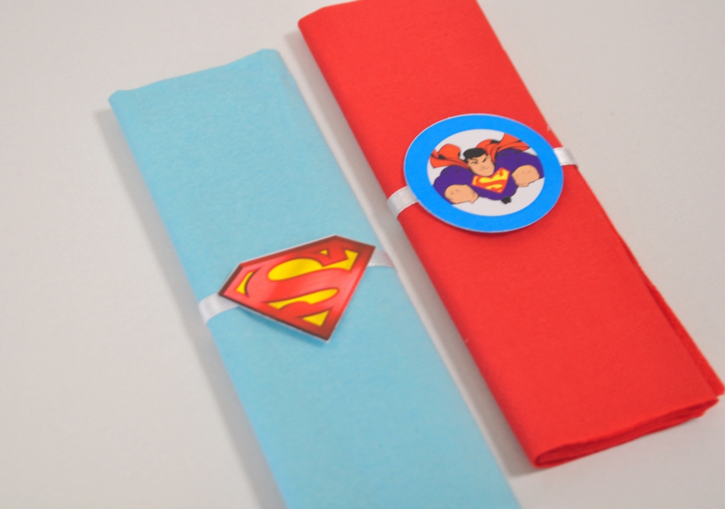Парти салфетки Супермен, 33х33 см, 6 бр. пакет