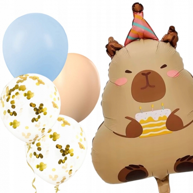 Фолиев балон Капибара, 69х48 см /Pe/