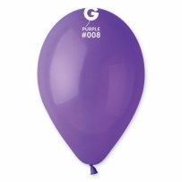 Балон цвят Лилав, Purple, диаметър 30 см, 100 бр. в пакет, Gemar G110 #008 /Uk/