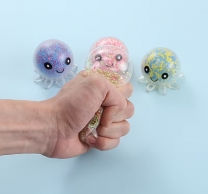 Скуиши, антистрес октопод пълен с мини цветни топчета /Tm/
