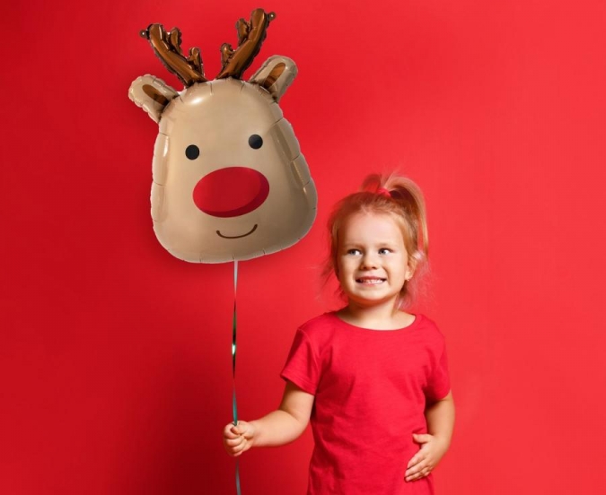 Фолиев балон Елен, Коледа 61см /Gd/