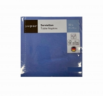 Парти салфетки тъмно сини, 30 бр в пакет, 33х33 см /kf/
