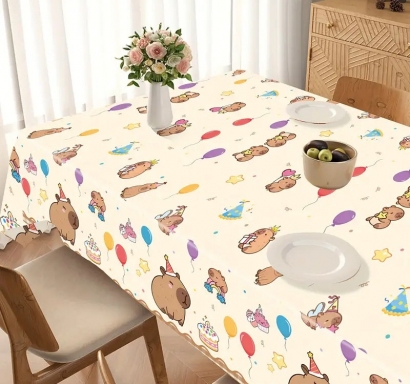 Парти покривка Капибара, 180х108 см /Tm/