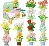 Конструктор Цвете в саксийка, различни модели /Km/