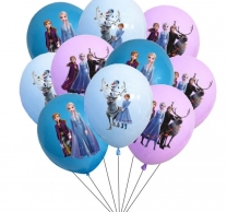 Балони Елза и Ана/Frozen, микс цветове, 5бр. /Pe/