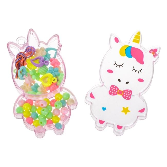 Творчески комплект /мъниста/ за нанизване в кутия Еднорог /Mb/