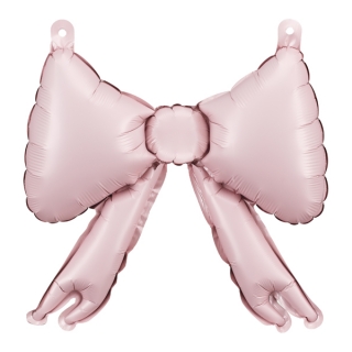 Фолиев балон Панделка, 5бр., цвят розов, 25см /Pd/
