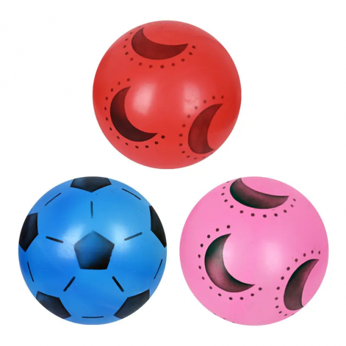 Детска топка /мека гума/ микс цветове /Km/