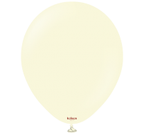 Балон бледо жълт / Pale Yellow, Калисан, диаметър 30 см, 10 бр. в пакет