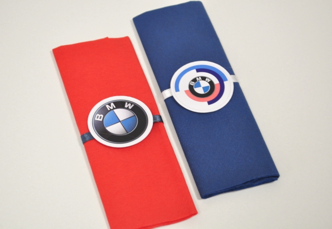 Парти салфетки БМВ, 33х33 см, 6 бр. пакет