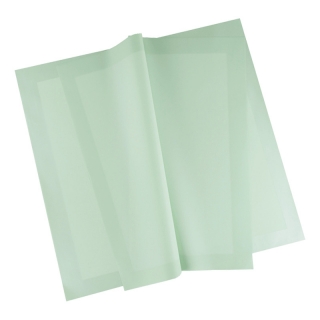 Опаковъчна хартия с борд, цвят мента, 57 х 56см. /Km/