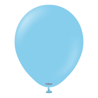 Балон бебешко син / Baby blue, Калисан, диаметър 30 см, 10 бр. в пакет