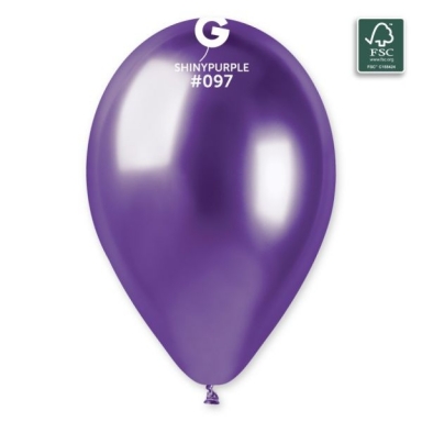 Балон хром лилав, диаметър 33 см,Gemar GB120 #097 /Uk/