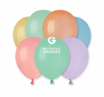 Балон микс цвят макарон, диаметър 13 см, 10 бр. в пакет