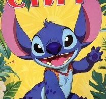 Книжка за оцветяване с включени стикери Стич /St/