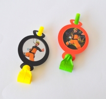 Персонализирана парти свирка Наруто, 5 бр. пакет