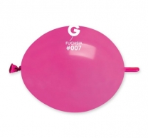 Линк балони цвят циклама розов, 10бр. в пакет, 16см., Gemar GL6 #007 /Uk/