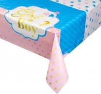 Парти покривка за разкриване на пола, Boy or Girl, 120х180 см /Mb/
