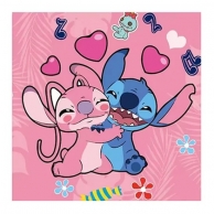 Парти салфетки Стич и Ейнджъл 33х33 см /Gx/