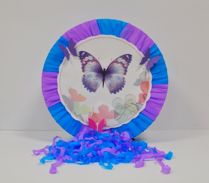 Пинята Пеперуди 40х40 см, две лица